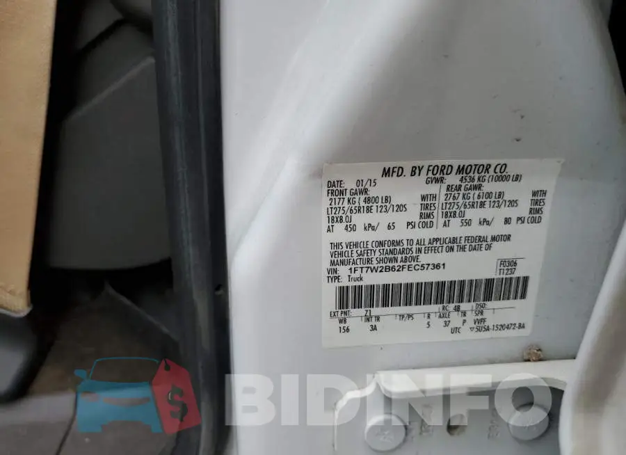 1FT7W2B62FEC57361 Photo# 12