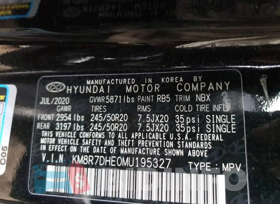 KM8R7DHE0MU195327 Photo# 14