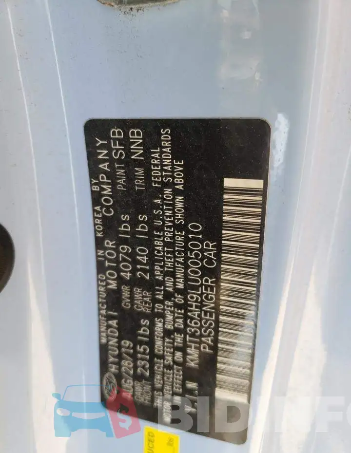 KMHT36AH9LU005010 Photo# 12
