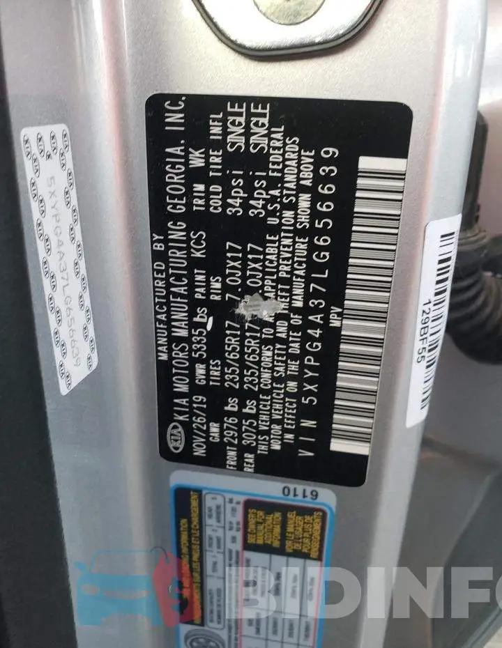 5XYPG4A37LG656639 Photo# 13