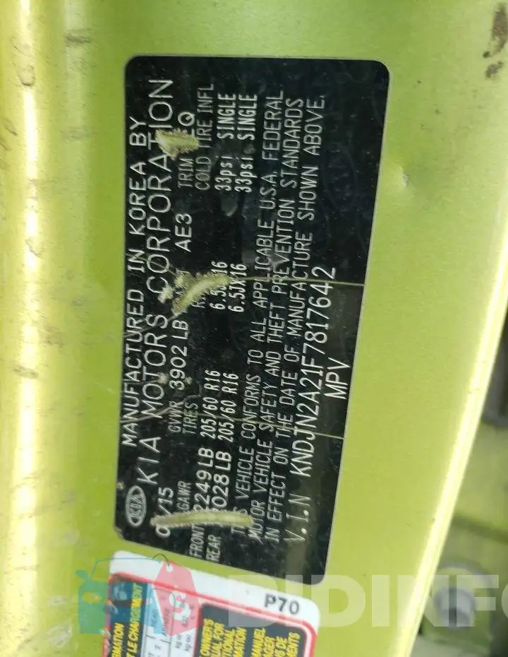 KNDJN2A21F7817642 Photo# 12