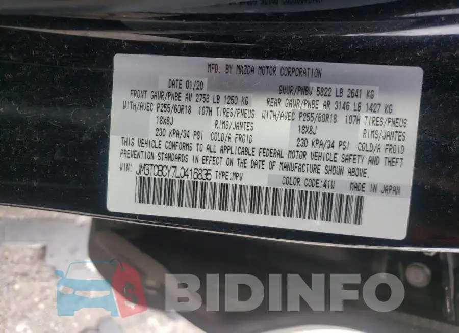 JM3TCBCY7L0416835 Photo# 10