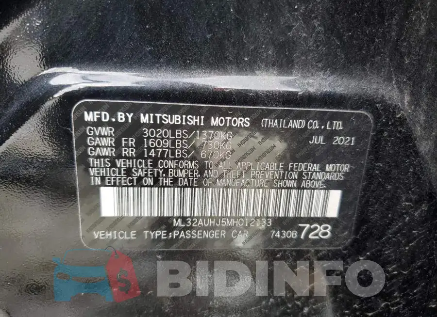 ML32AUHJ5MH012133 Photo# 13
