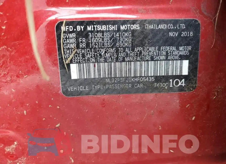 ML32F3FJ1KHF05435 Photo# 13