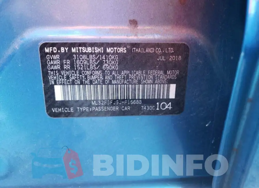 ML32F3FJ5JHF15688 Photo# 10