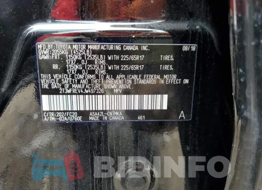 2T3WFREV4JW497326 Photo# 12