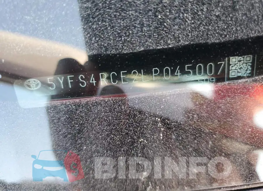 5YFS4RCE2LP045007 Photo# 13