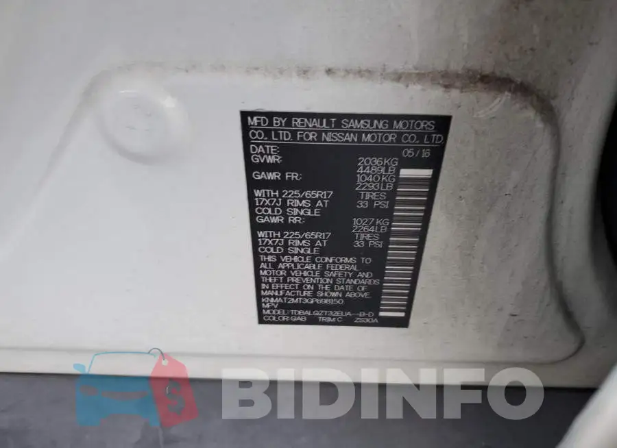 KNMAT2MT3GP698150 Photo# 14