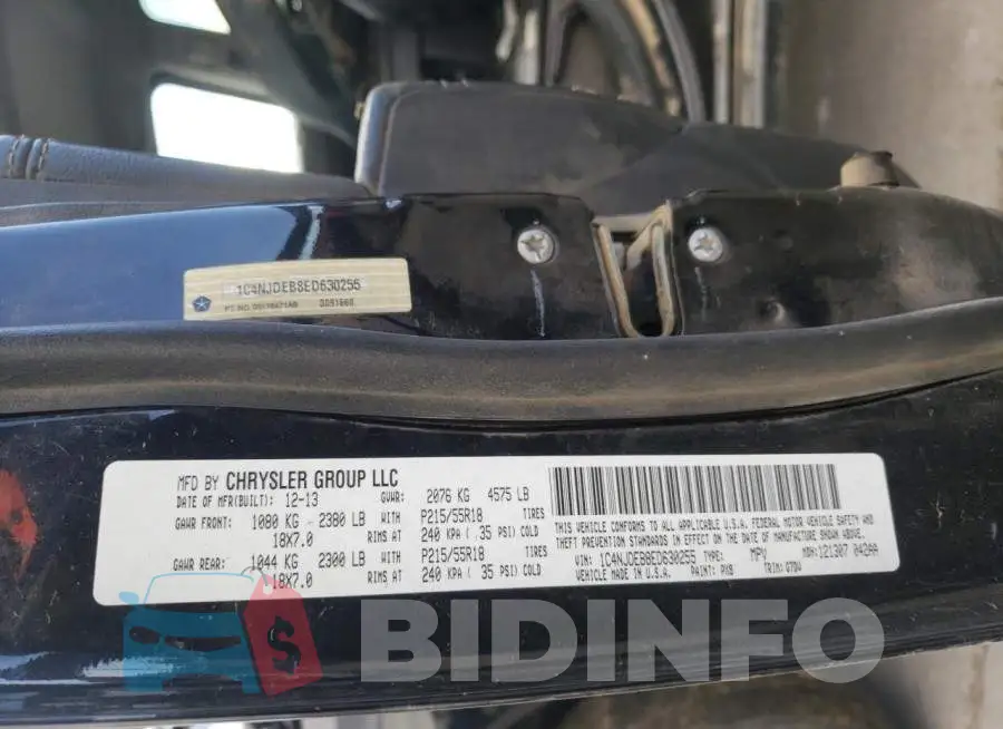 1C4NJDEB8ED630255 Photo# 13