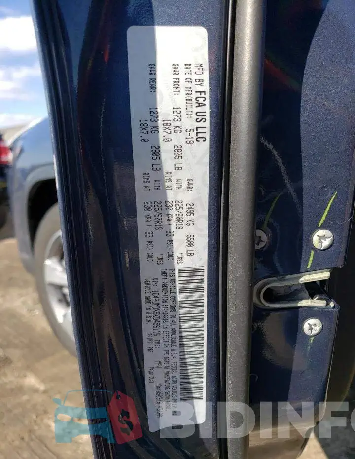1C4PJMDX9KD456116 Photo# 13