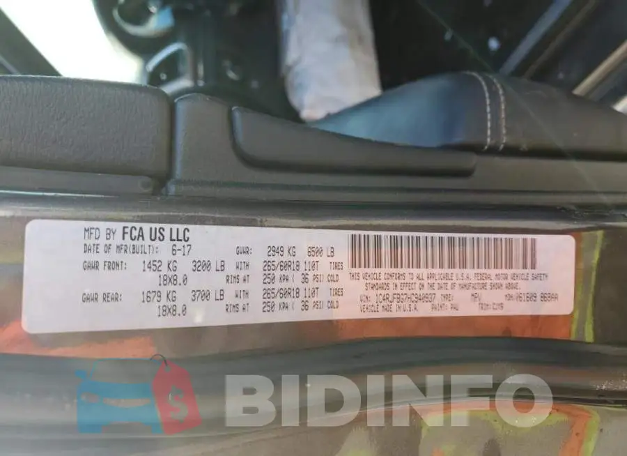 1C4RJFBG7HC940937 Photo# 13