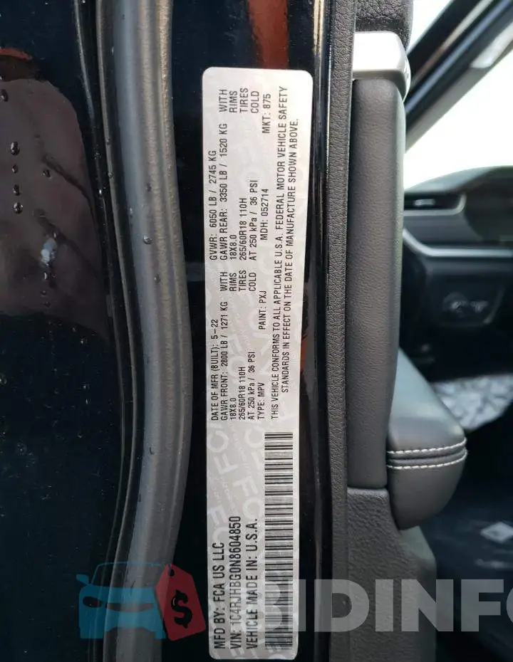 1C4RJHBG0N8604850 Photo# 13
