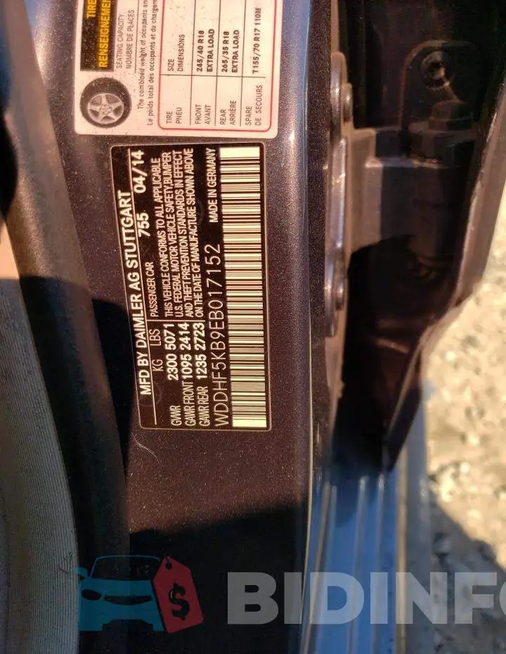 WDDHF5KB9EB017152 Photo# 12