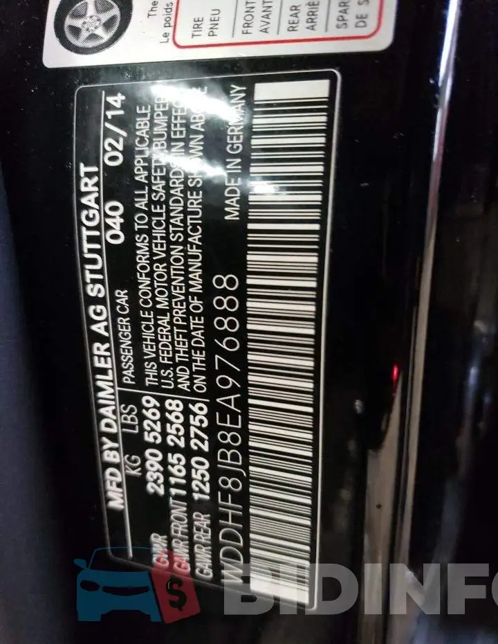 WDDHF8JB8EA976888 Photo# 13