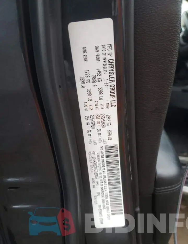 1C4RDHDG0EC396857 Photo# 14