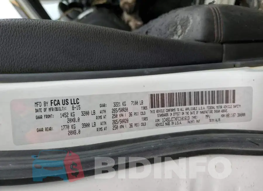 1C4SDJCTXFC101613 Photo# 10