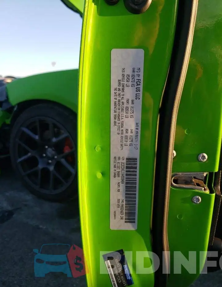 2C3CDXGJ1HH559464 Photo# 12