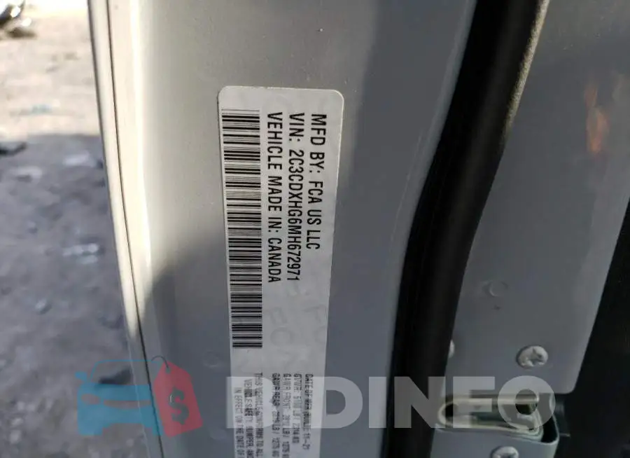 2C3CDXHG6MH672971 Photo# 12