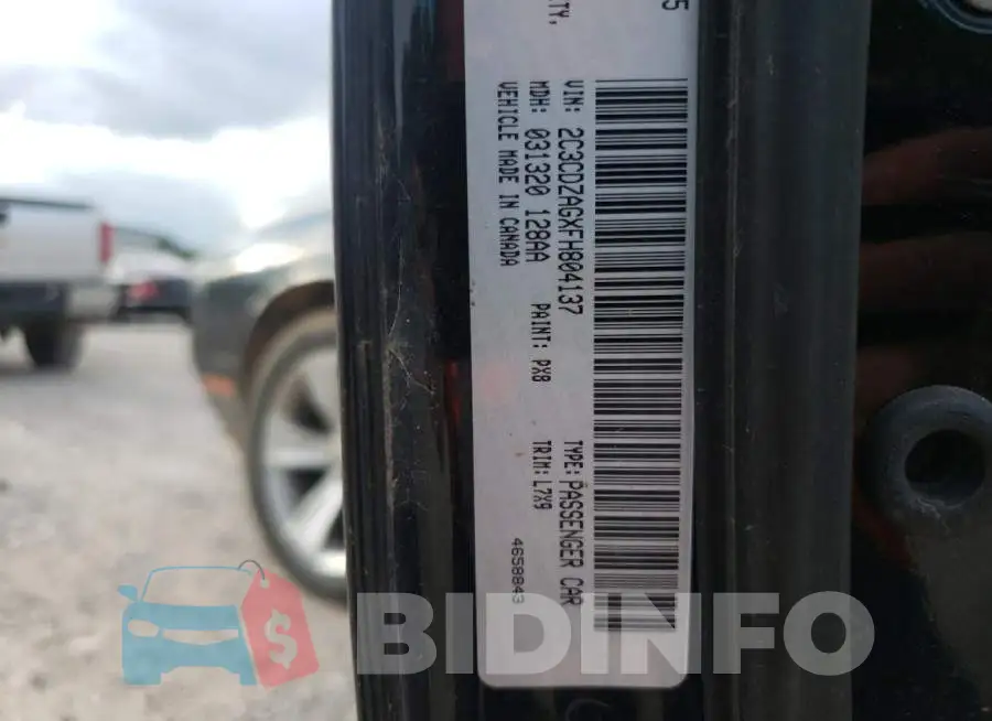 2C3CDZAGXFH804137 Photo# 10