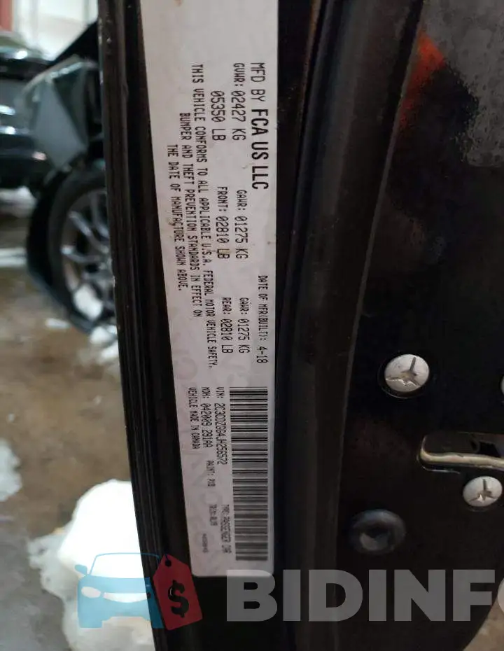 2C3CDZGG4JH256572 Photo# 12