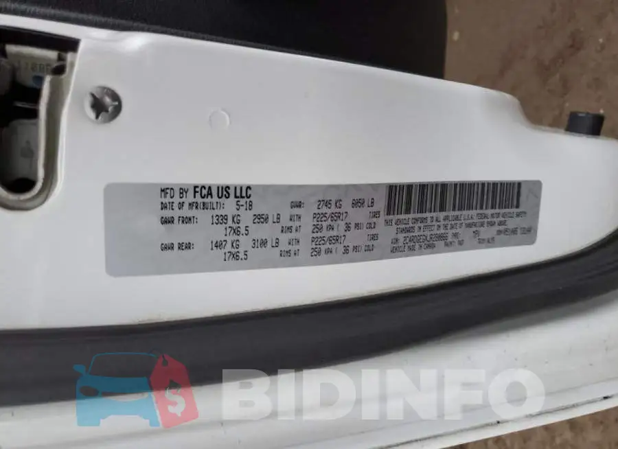 2C4RDGEGXJR280866 Photo# 13