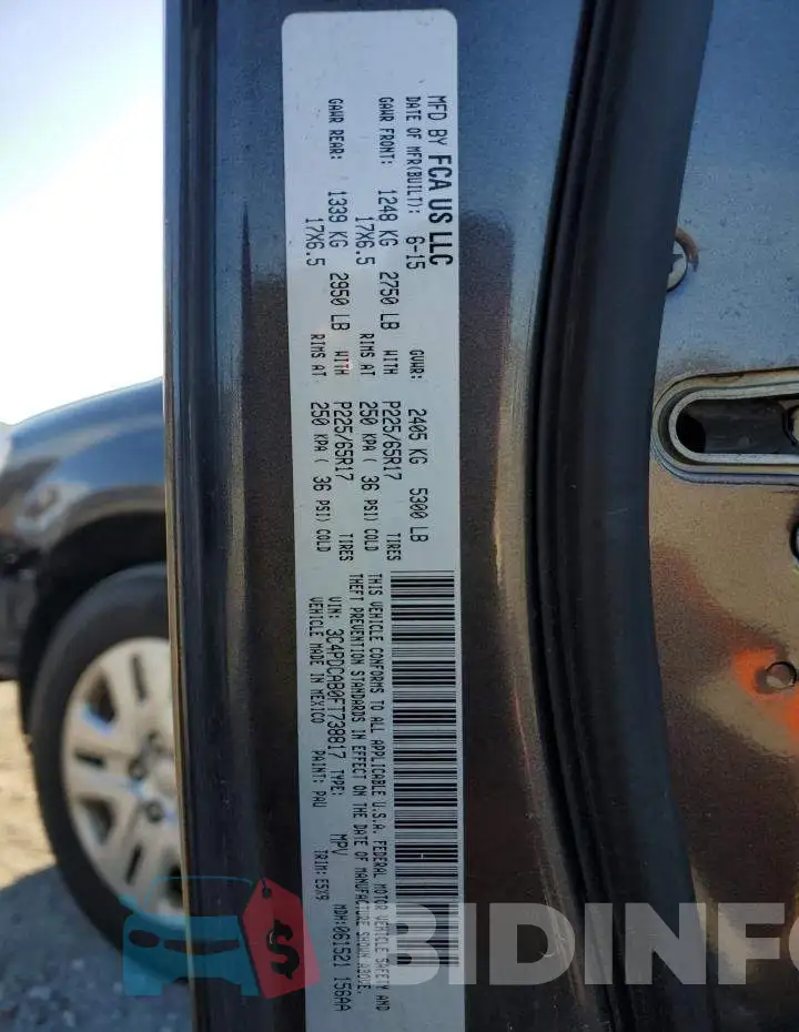3C4PDCAB0FT738817 Photo# 10