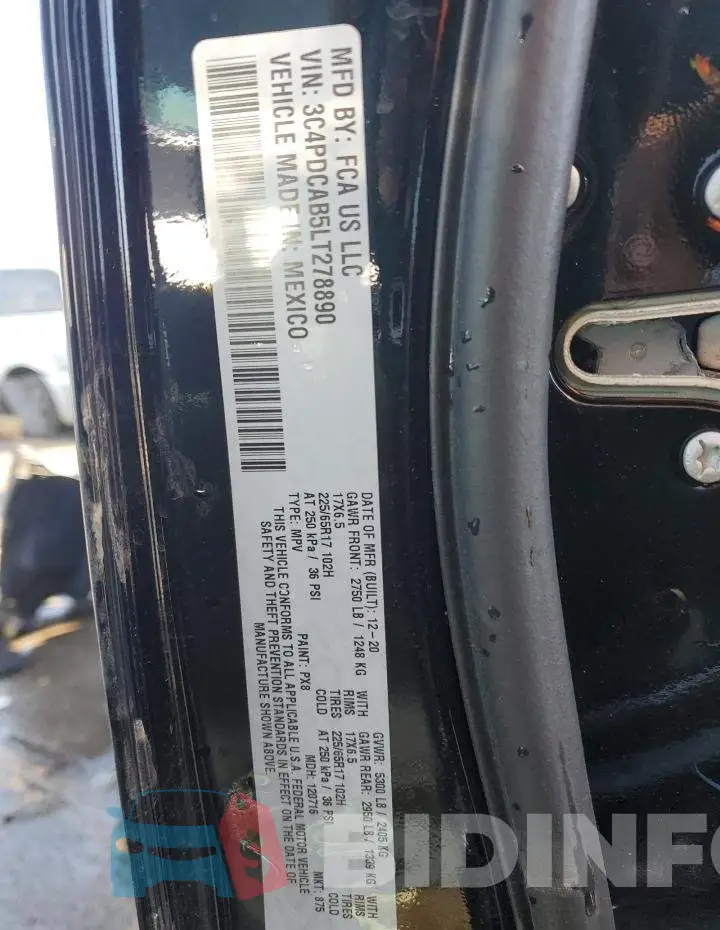 3C4PDCAB5LT278890 Photo# 13