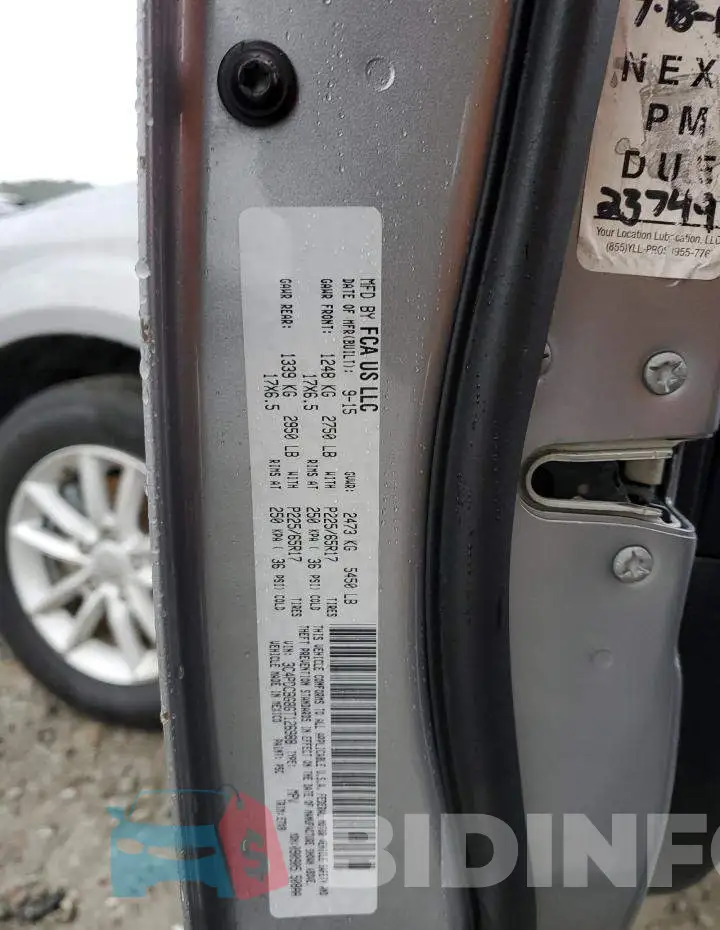 3C4PDCBG8GT126988 Photo# 13