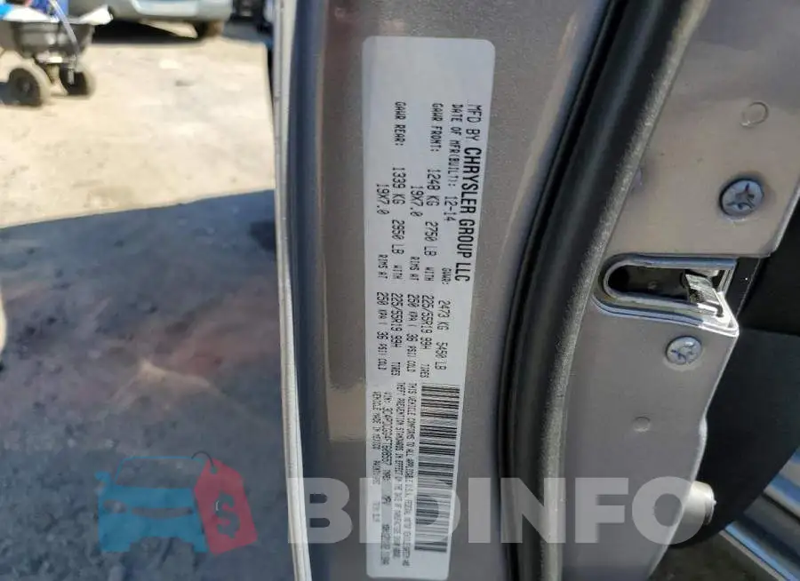 3C4PDCGG4FT608557 Photo# 10