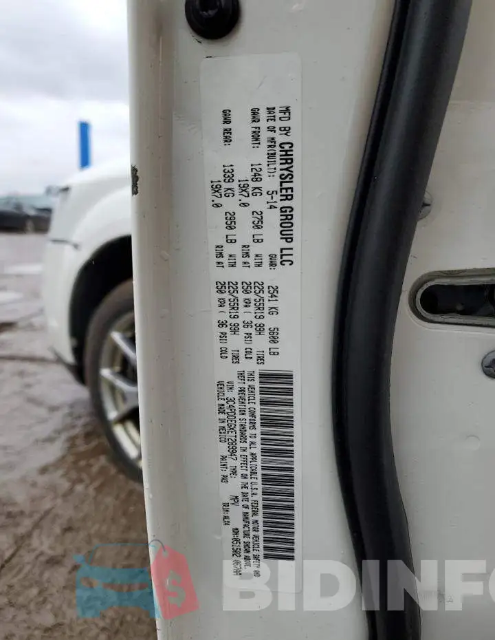 3C4PDDEGXET289947 Photo# 13