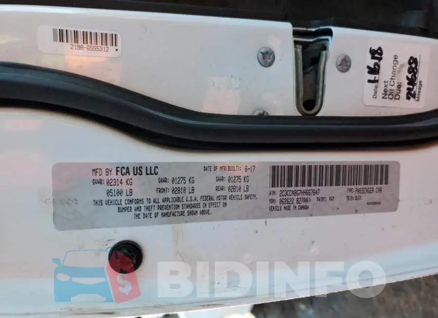 2C3CCABG7HH667647 Photo# 12
