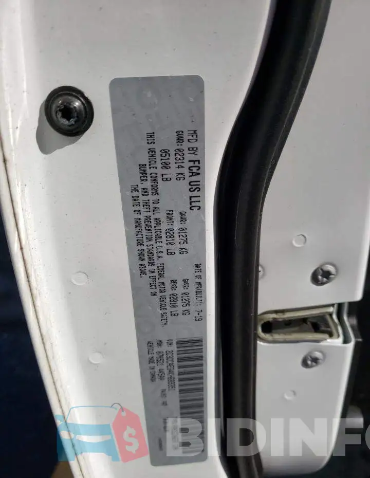 2C3CCAEG4KH689351 Photo# 13