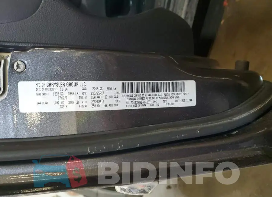 2C4RC1HG2FR611331 Photo# 13
