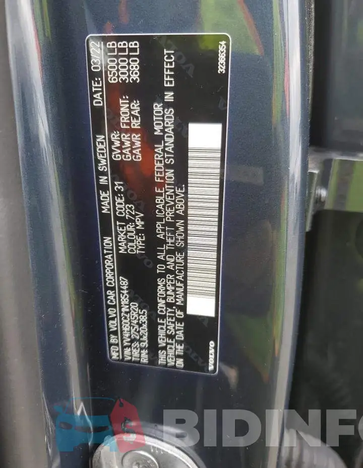 YV4H60CZ1N1854487 Photo# 13