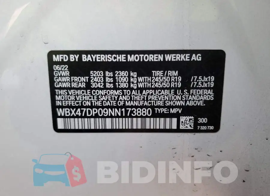WBX47DP09NN173880 Photo# 13