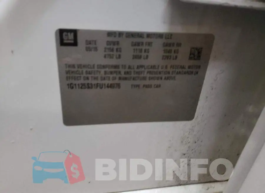 1G1125S31FU144976 Photo# 12
