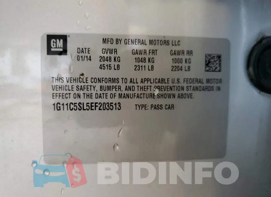 1G11C5SL5EF203513 Photo# 12