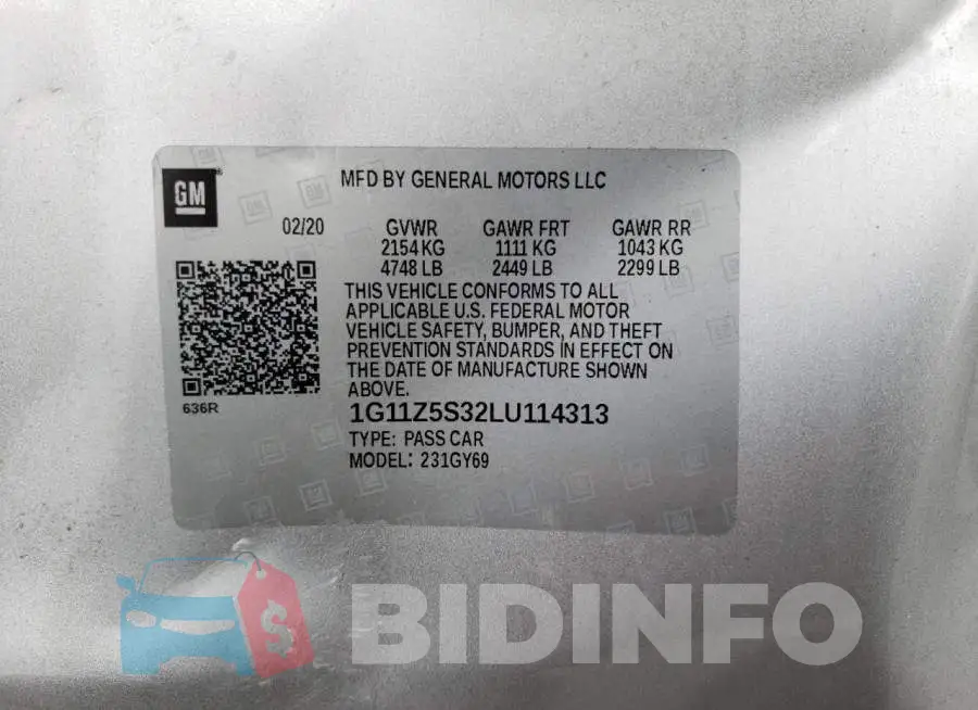 1G11Z5S32LU114313 Photo# 12