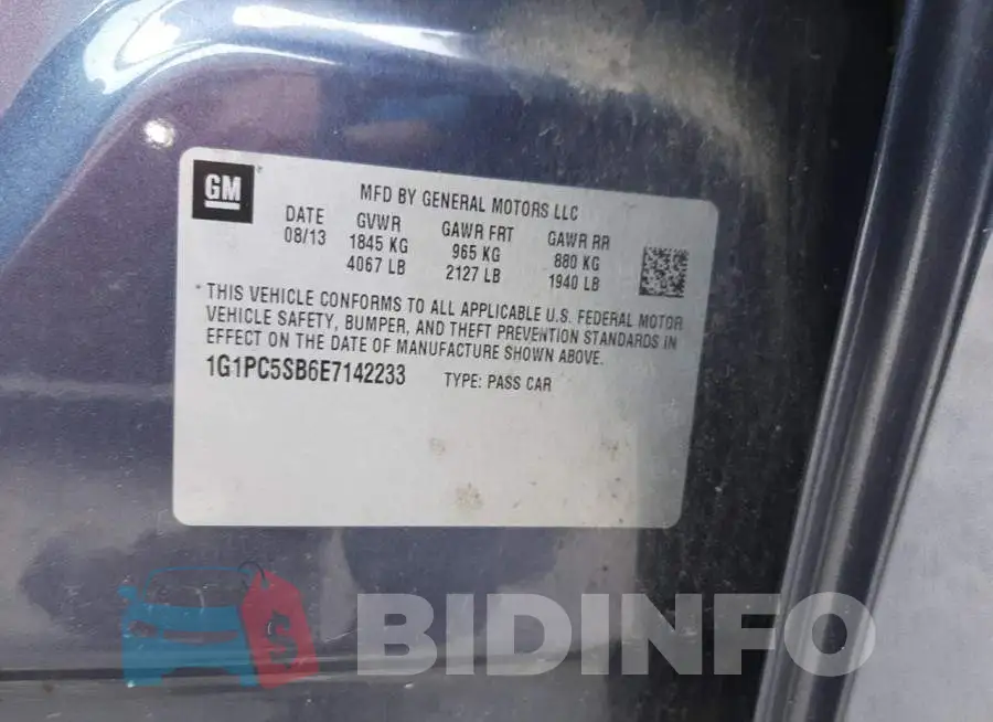 1G1PC5SB6E7142233 Photo# 12