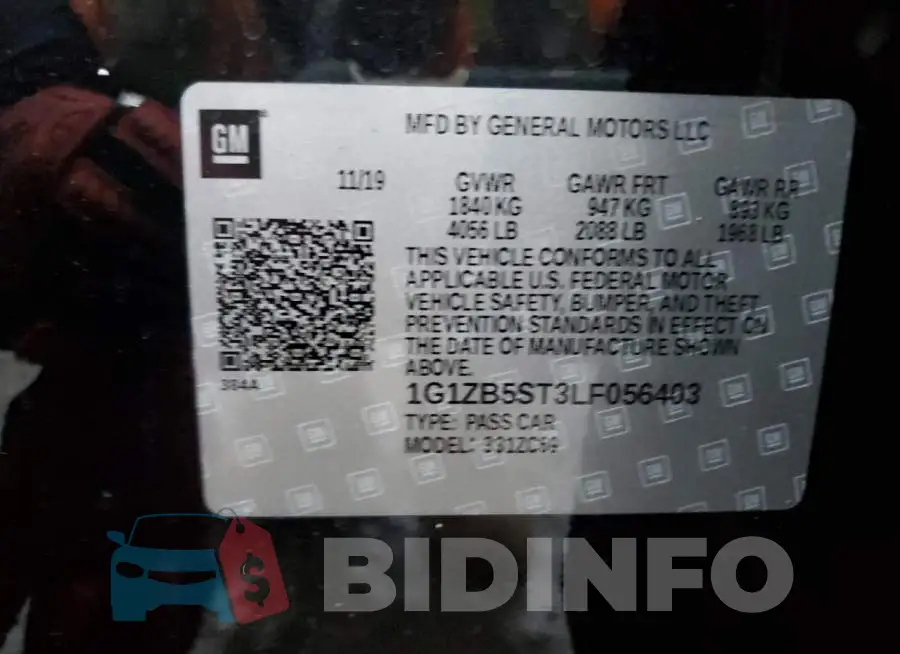 1G1ZB5ST3LF056403 Photo# 12