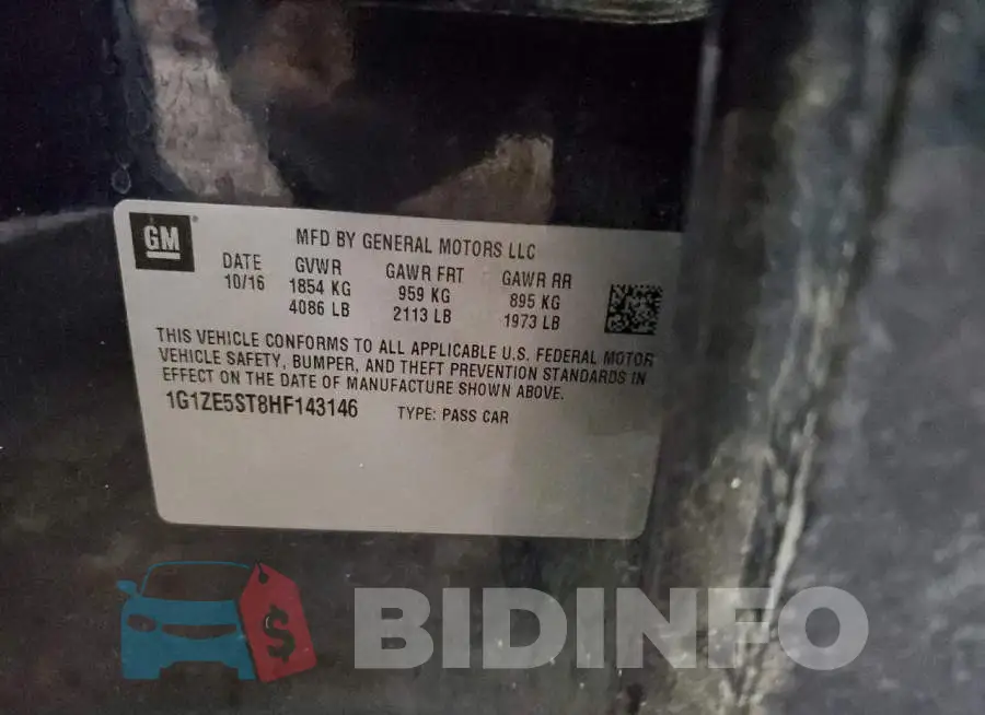 1G1ZE5ST8HF143146 Photo# 12