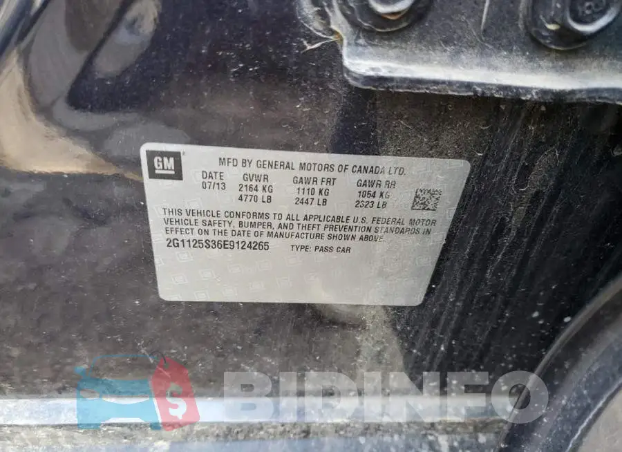 2G1125S36E9124265 Photo# 12