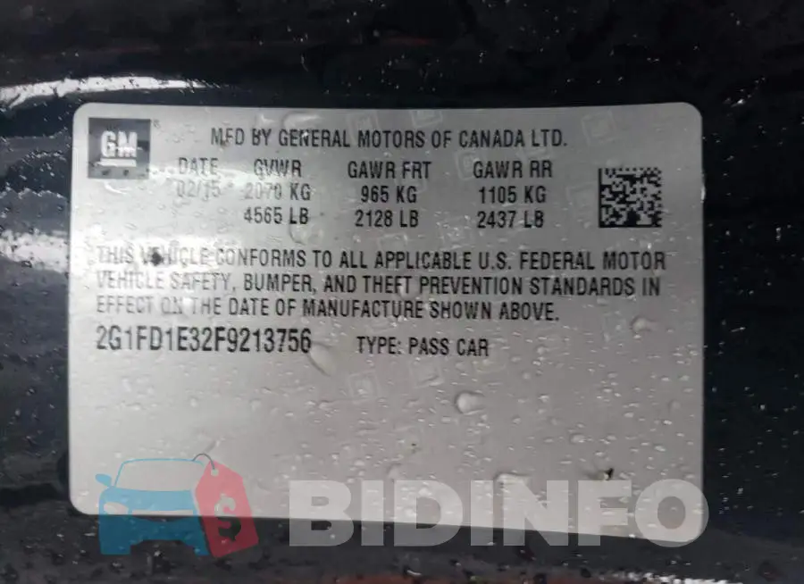 2G1FD1E32F9213756 Photo# 12