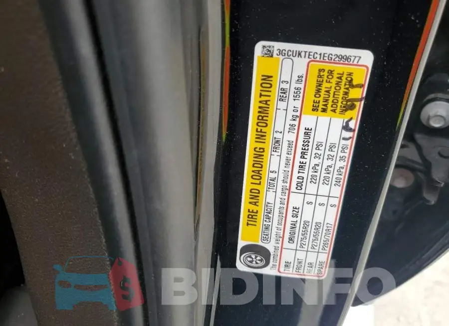 3GCUKTEC1EG299677 Photo# 12