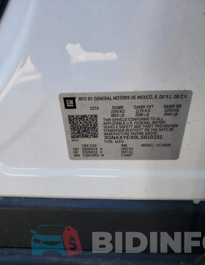 3GNAXYEX0LS610151 Photo# 14