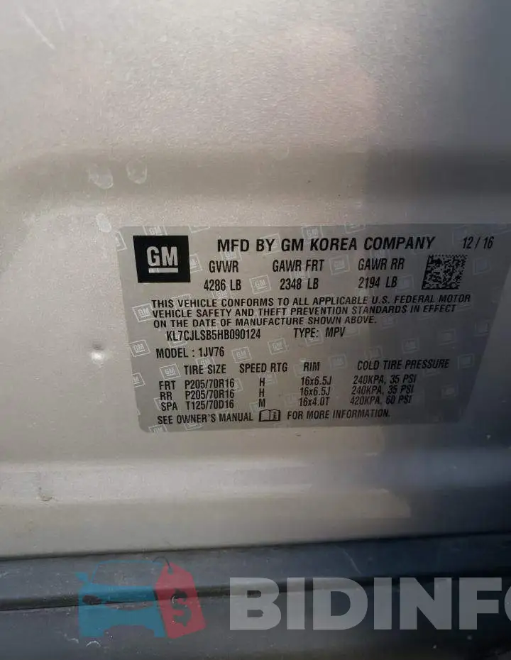 KL7CJLSB5HB090124 Photo# 12