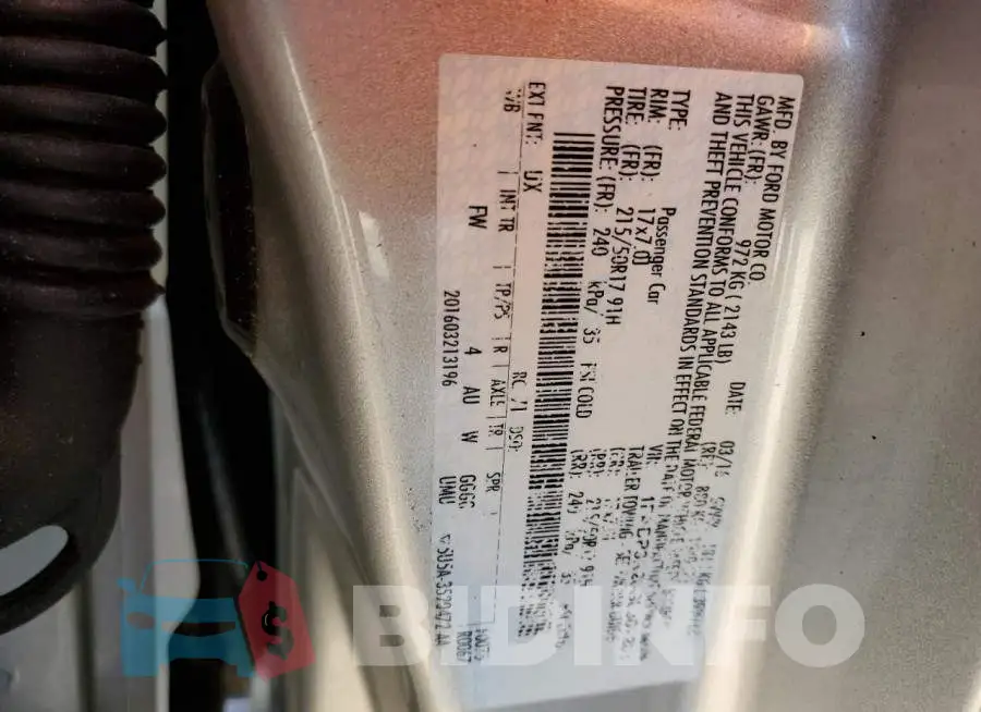 1FADP3K20GL307261 Photo# 12