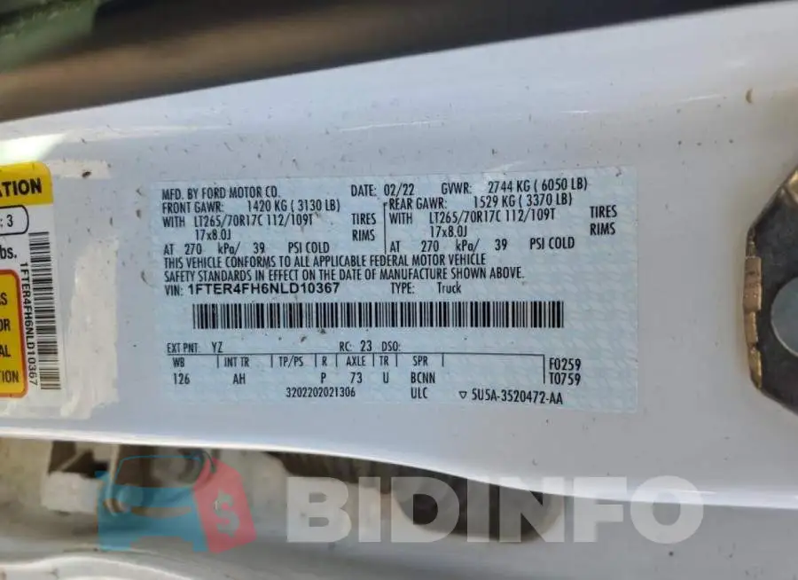 1FTER4FH6NLD10367 Photo# 12