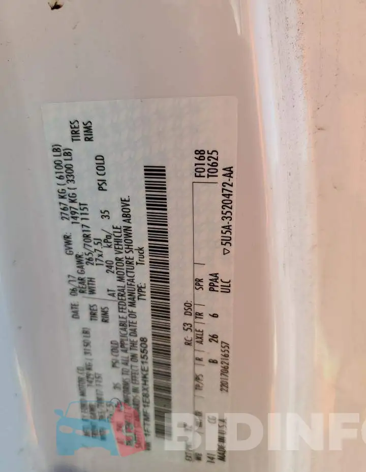 1FTMF1E8XHKE15508 Photo# 12