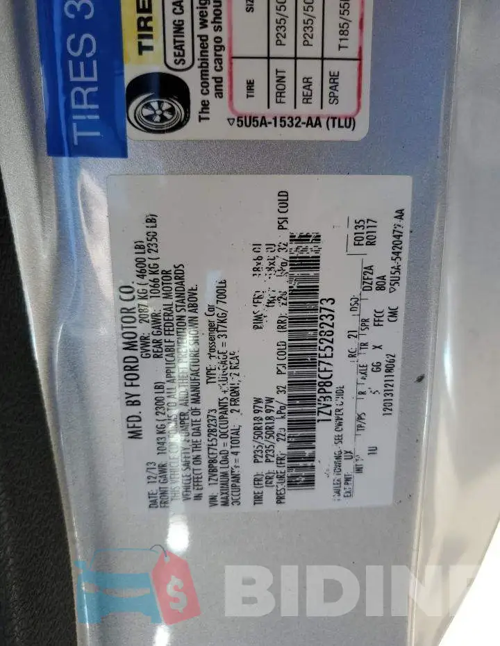 1ZVBP8CF7E5282373 Photo# 12